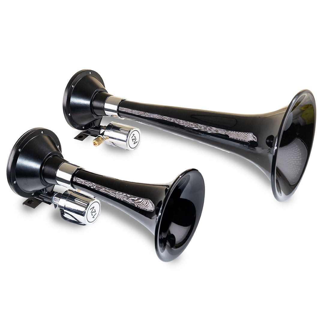 Model 220: "Mini Beast" Dual Black ABS Train Horns
