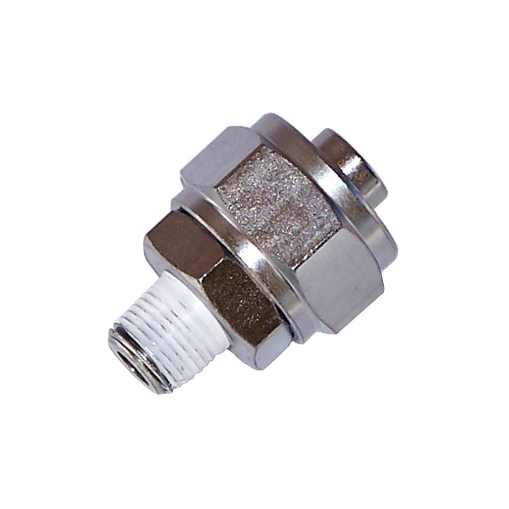 Model 51218: Straight Compression Fitting for 1/2" Outer Diameter Airline | 1/8" Male NPT