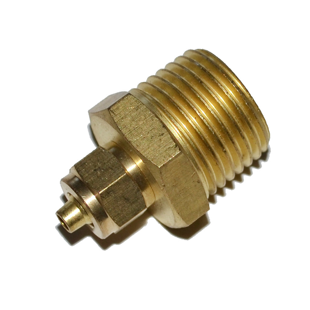 Model 51412: Straight Compression Fitting for 1/4" O.D. Tube | 1/2" Male NPT
