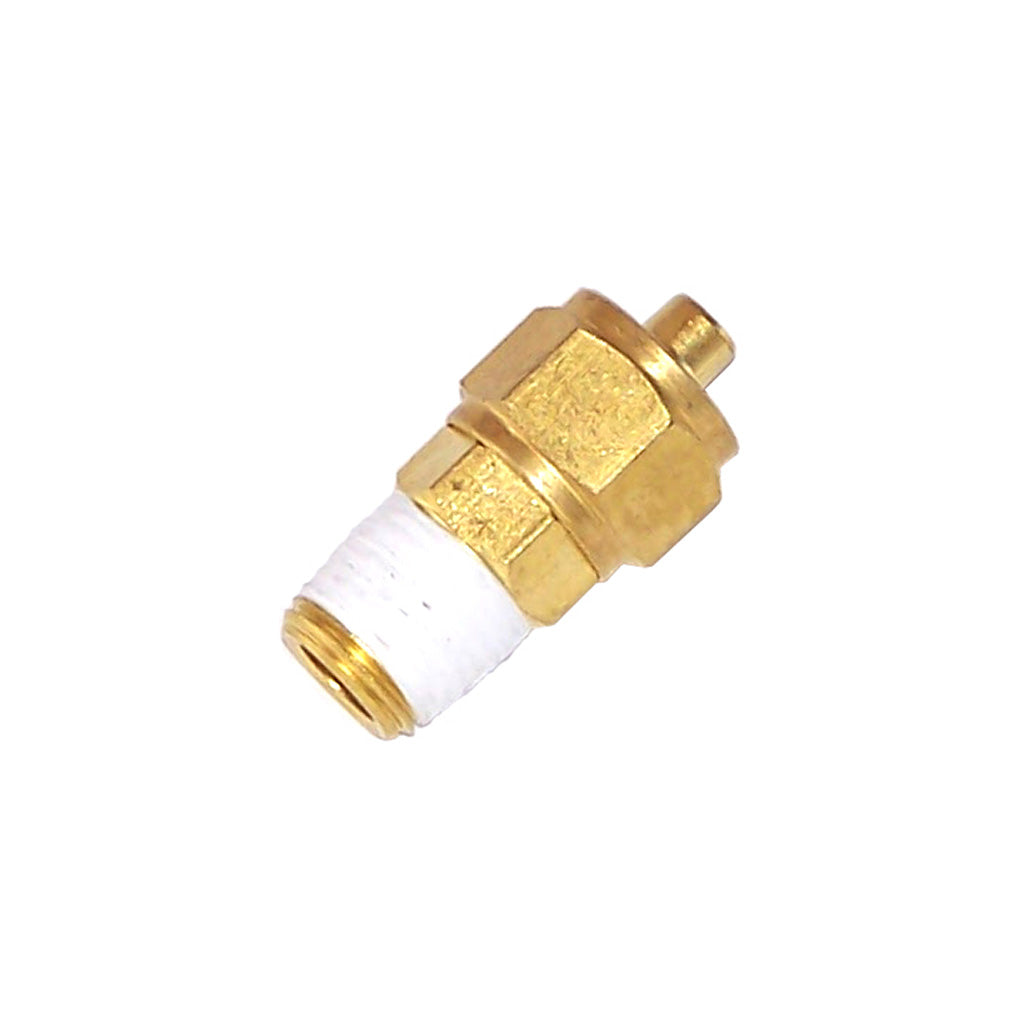 Model 51418: Straight Compression Fitting for 1/4" Outer Diameter Airline | 1/8" Male NPT
