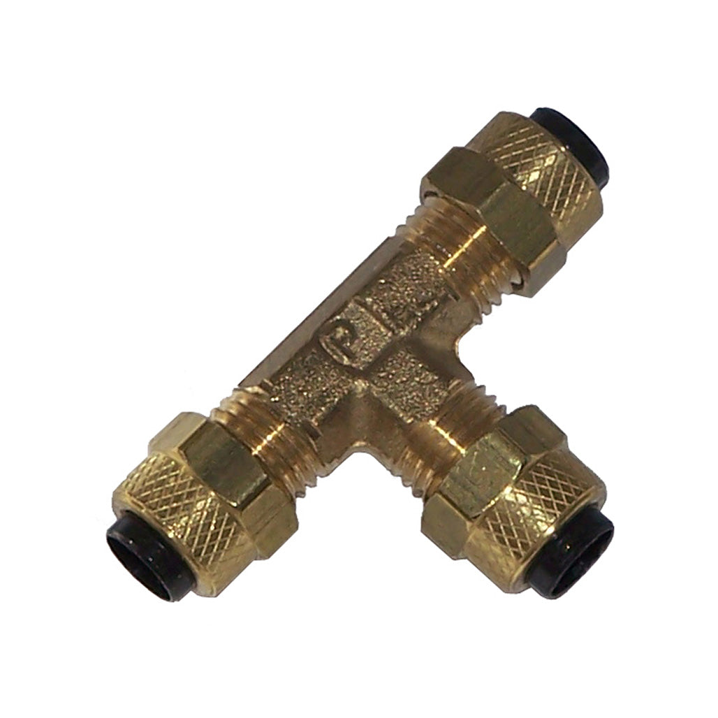 Model 53140: T-Splitter | 1/4" Outer Diameter 3-Way Compression Fitting