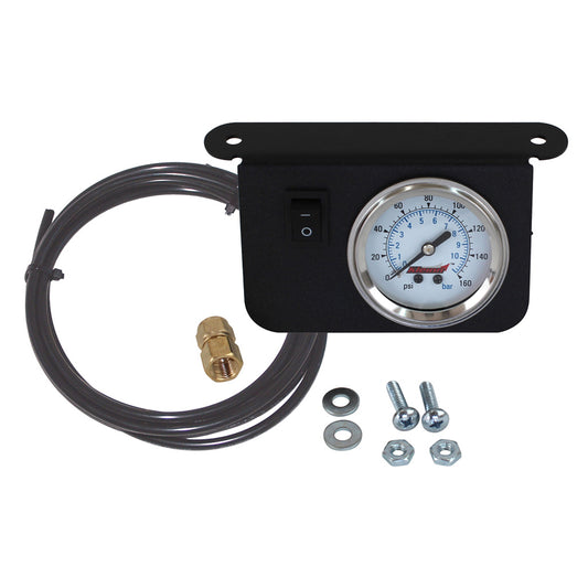 Model 1301 Illuminated Single Needle Dash Panel Gauge Kit 160 PSI