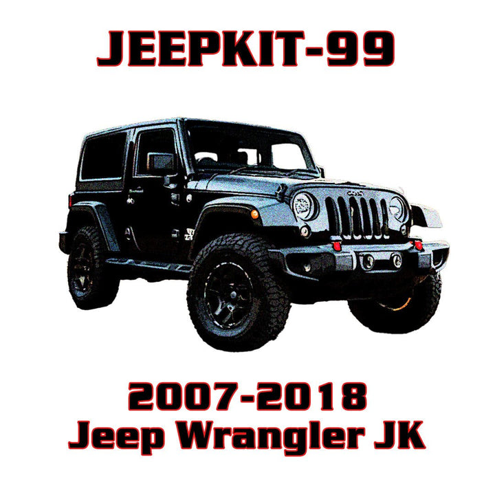 2007 - 2018 Jeep Wrangler JK Air Horn System with Model 99 Air Horn - Kleinn Automotive Accessories - KL JEEPKIT - 99