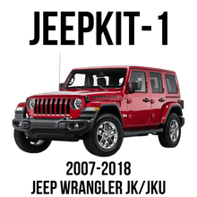 2008 - 2018 Jeep Wrangler JK Air Horn System with Model 101 Air Horn - Kleinn Automotive Accessories - KL JEEPKIT - 1