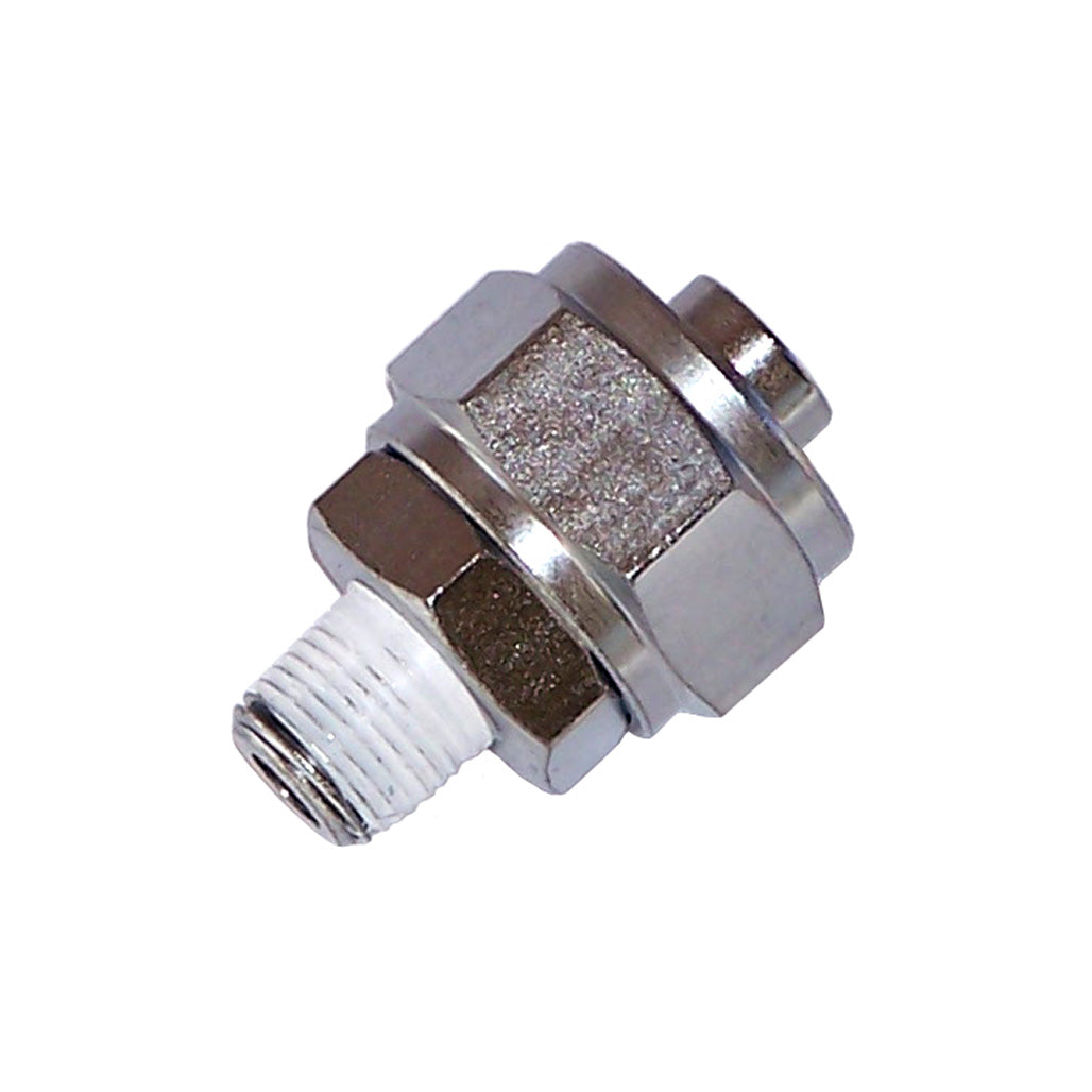1/8" M NPT straight compression fitting for 1/2" O.D. tube