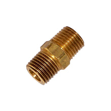 Hex male nipple - 1/4" M NPT to 1/4" M NPT