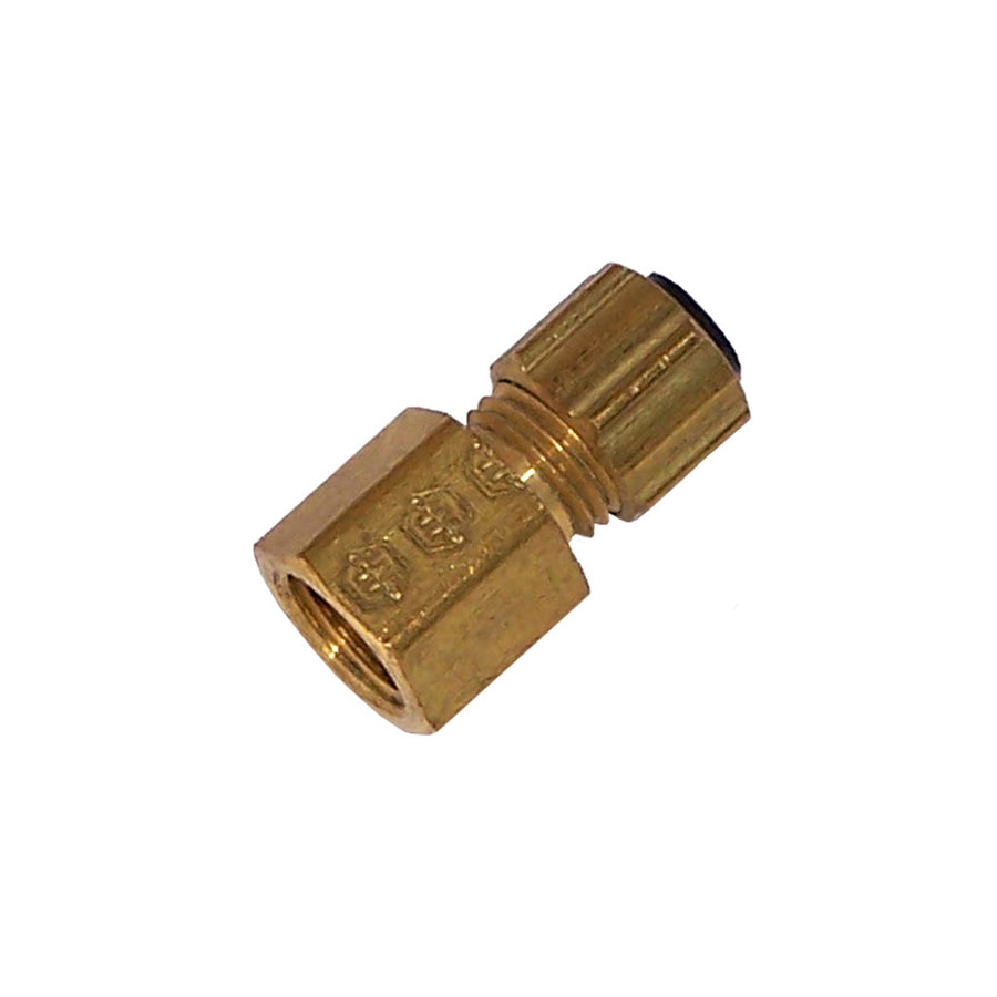 1/8" F NPT straight compression fitting for 1/4" O.D. tube - Kleinn Automotive Accessories - KL 51418F