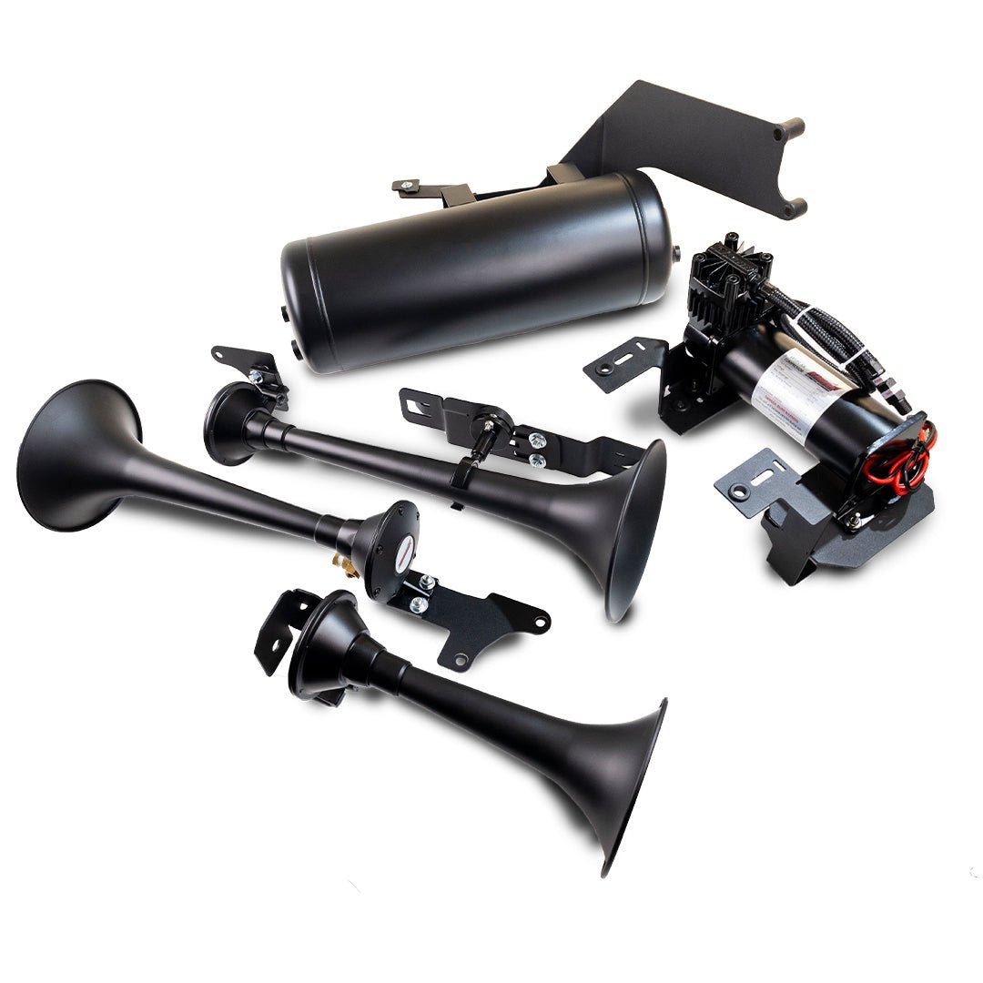 DIRECT FIT TRAIN HORN AND ONBOARD AIR SYSTEMS FOR 2021 - 2024 RAM TRX - Kleinn Automotive Accessories - KL TRX21 - 734