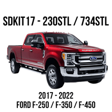 Bolt - On Train Horn and Onboard Air Systems | Horn Installed in Spare Tire Location for 2017 - 2022 Ford Super Duty F - 250, F - 350, and F - 450. - Kleinn Automotive Accessories - KL SDKIT17 - 230STL