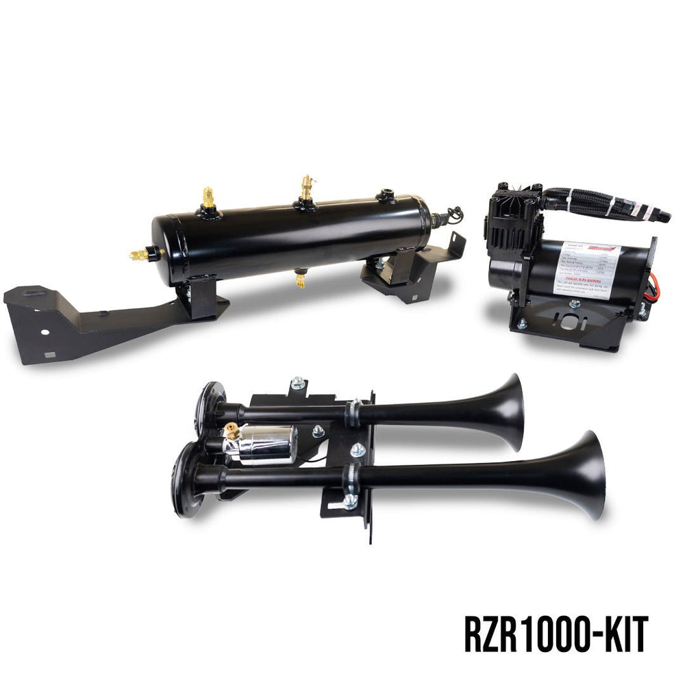 DIRECT FIT AIR HORN AND ONBOARD AIR SYSTEMS FOR 2014 - 2021 POLARIS RZR 1000 - Kleinn Automotive Accessories - KL RZR1000 - KIT