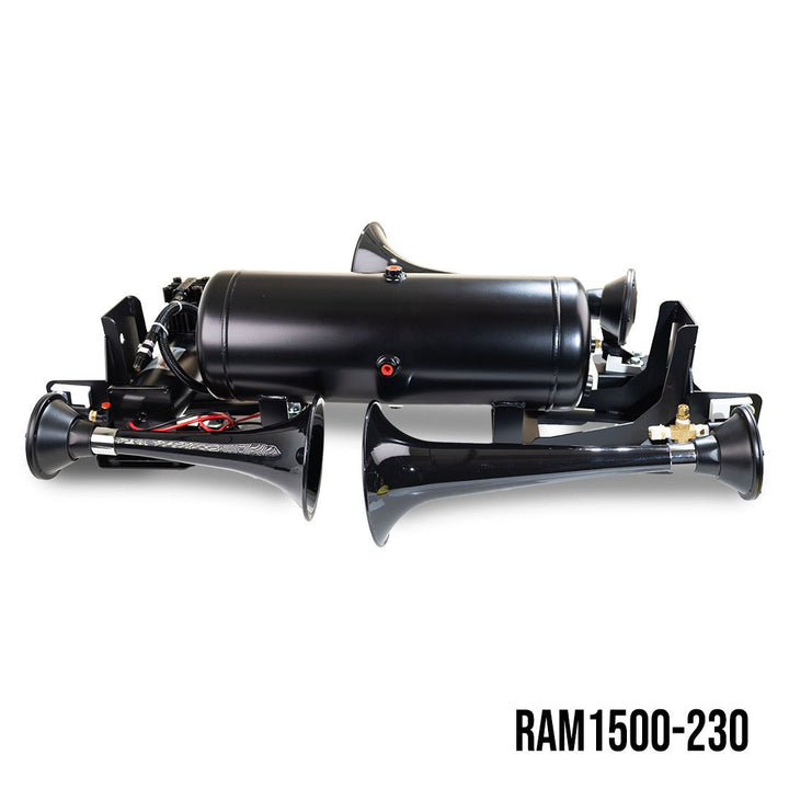 DIRECT FIT TRAIN HORN AND ONBOARD AIR SYSTEMS FOR 2009 - 2018 RAM 1500 - Kleinn Automotive Accessories - KL RAM1500 - 230