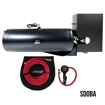 DIRECT FIT TRAIN HORN AND ONBOARD AIR SYSTEMS FOR 2011 - 2016 FORD F - 250 / F350 SUPER DUTY - Kleinn Automotive Accessories - KL SDOBA-6450