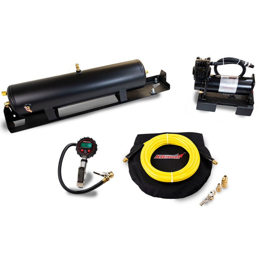 DIRECT FIT TRAIN HORN AND ONBOARD AIR SYSTEMS FOR 2017 - 2020 FORD F - 250 / F - 350 / F - 450 - Air Only - Onboard Air System Without Horns - SOD - Kleinn Automotive Accessories - KL SD17OBA - 6450 - SOD