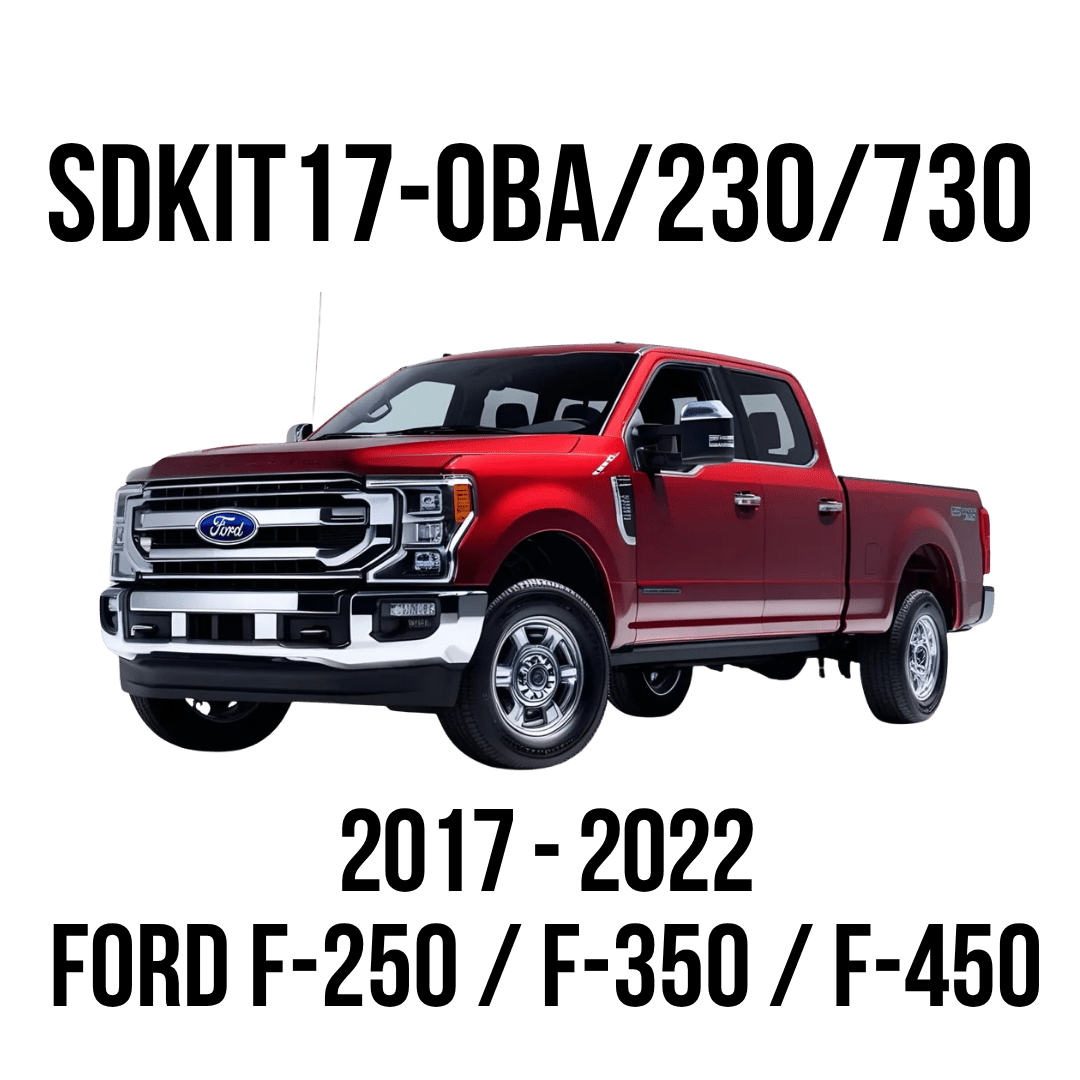 DIRECT FIT TRAIN HORN AND ONBOARD AIR SYSTEMS FOR 2017 - 2022 FORD F - 250 / F - 350 / F - 450 - Kleinn Automotive Accessories - KL SDKIT17-734