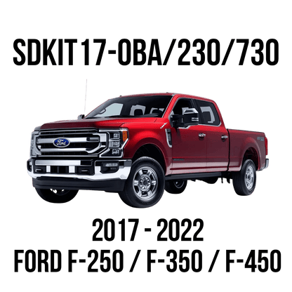 DIRECT FIT TRAIN HORN AND ONBOARD AIR SYSTEMS FOR 2017 - 2022 FORD F - 250 / F - 350 / F - 450 - Kleinn Automotive Accessories - KL SDKIT17-734