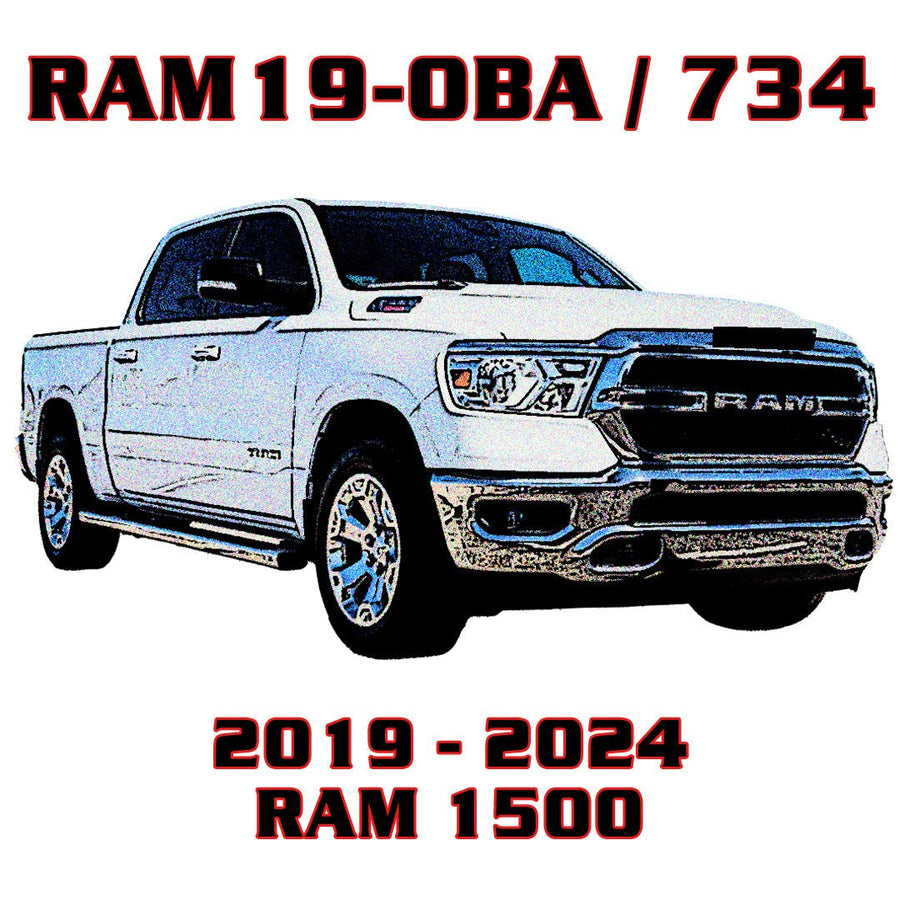 DIRECT FIT TRAIN HORN AND ONBOARD AIR SYSTEMS FOR 2019 - 2024 RAM 1500 - Kleinn Automotive Accessories - KL RAM19 - 734