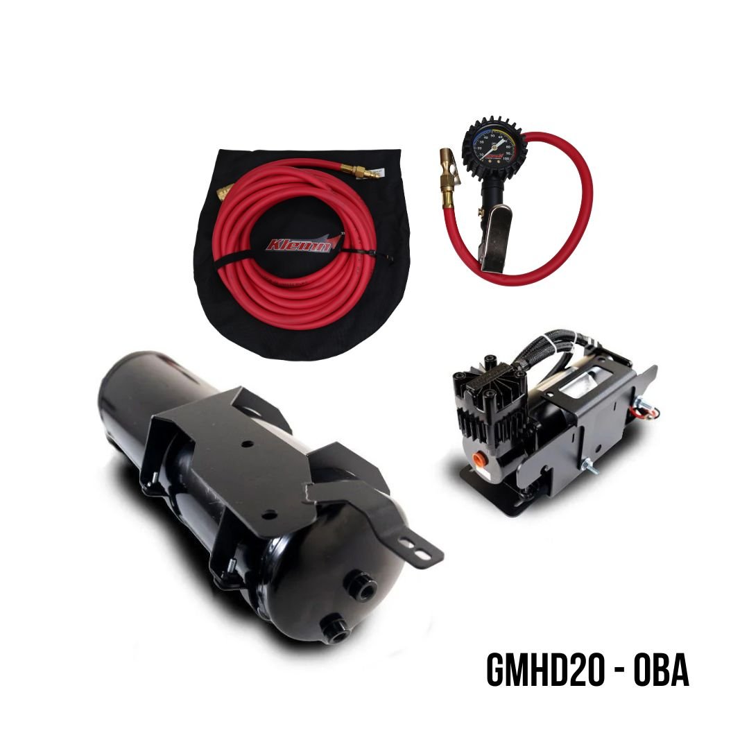 DIRECT FIT TRAIN HORN AND ONBOARD AIR SYSTEMS FOR 2020 - 2026 GM 2500HD/3500HD - Kleinn Automotive Accessories - KL GMHD20-OBA
