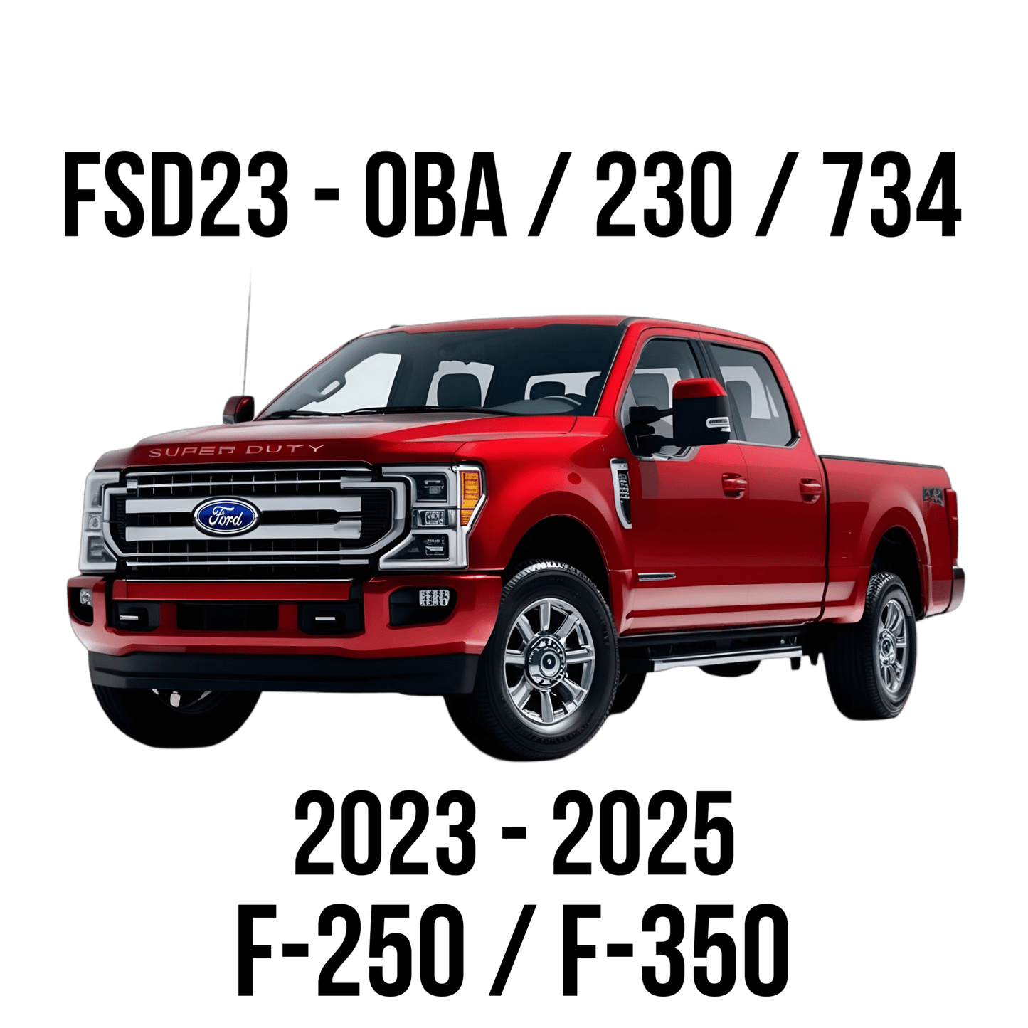 DIRECT FIT TRAIN HORN AND ONBOARD AIR SYSTEMS FOR 2023 - 2024 FORD SUPER DUTY F - 250 / F - 350 / F - 450 - Kleinn Automotive Accessories - KL FSD23 - 230