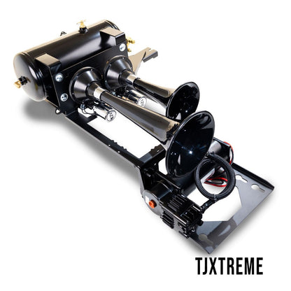 DIRECT FIT TRAIN HORN AND ONBOARD AIR SYSTEMS FOR JEEP WRANGLER TJ & LJ - Kleinn Automotive Accessories - KL TJXTREME