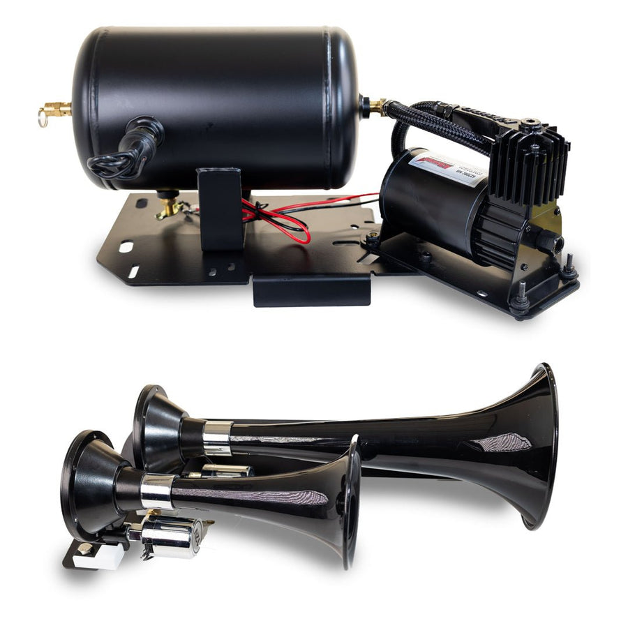 GM Direct Fit Train Horn Kit with Model 220 Dual Train Horns - Kleinn Automotive Accessories - KL GMTRK - 3