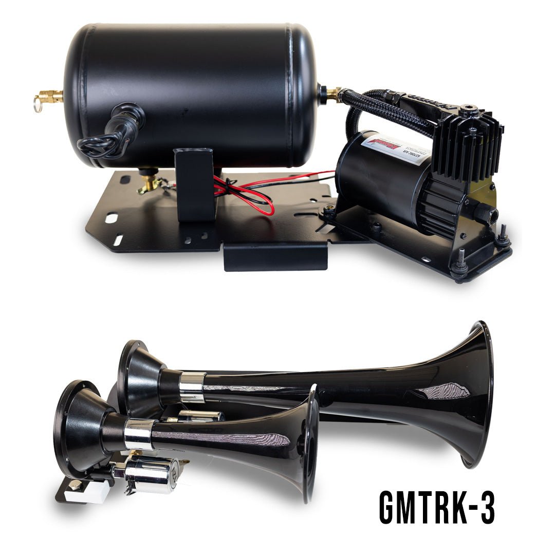 GM Direct Fit Train Horn Kit with Model 220 Dual Train Horns - Kleinn Automotive Accessories - KL GMTRK - 3