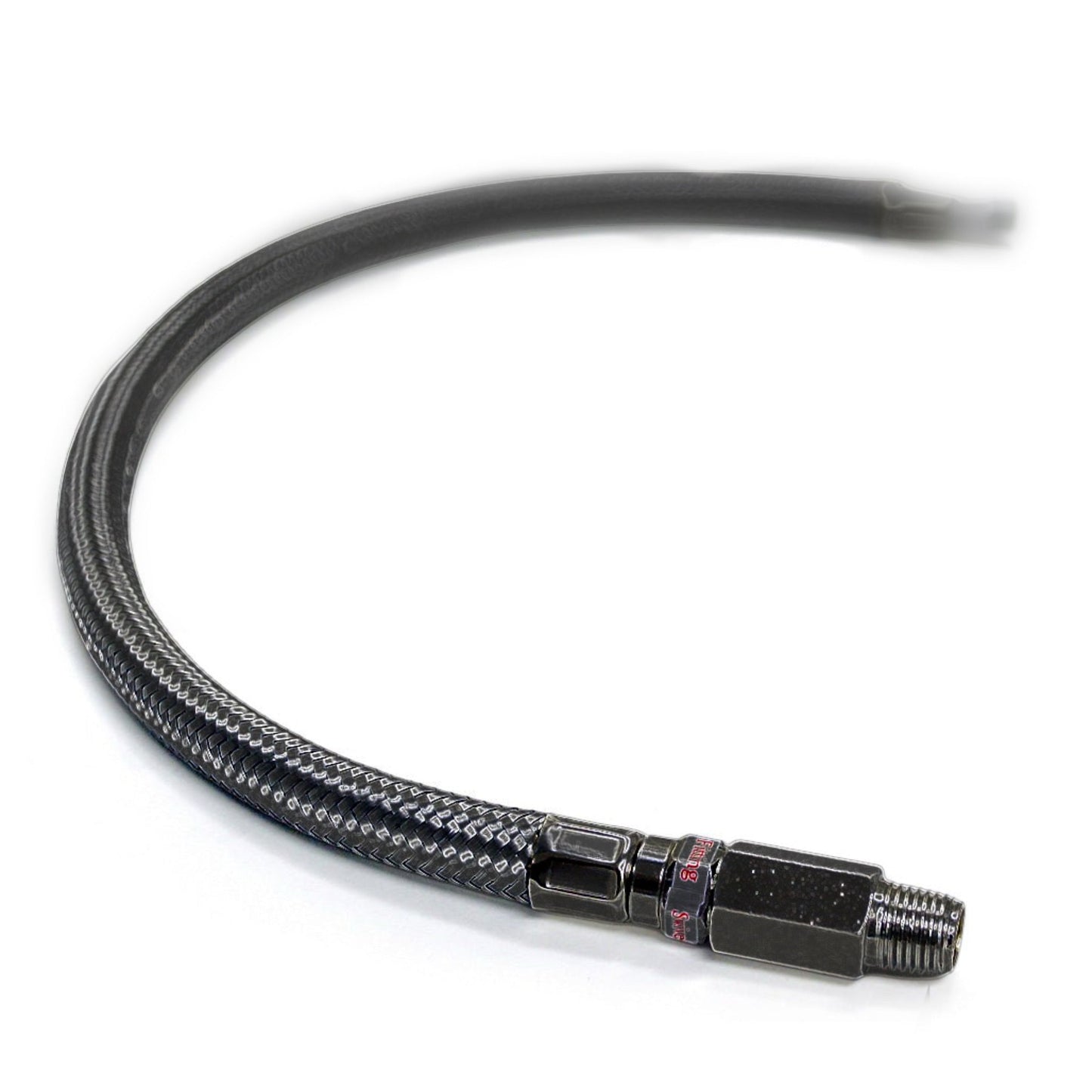 Leader Hoses - 1/4" M NPT inlet, 1/4" M NPT outlet - Black - Kleinn Automotive Accessories - KL 30202B