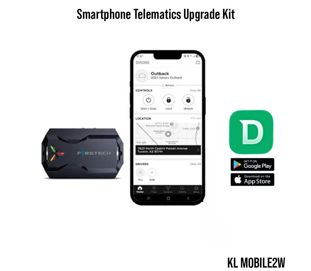 MOBILE2W - Smartphone Remote Start & GPS Tracking Upgrade Kit, App Control of Kleinn Remote Starter - Kleinn Automotive Accessories - KL MOBILE2W