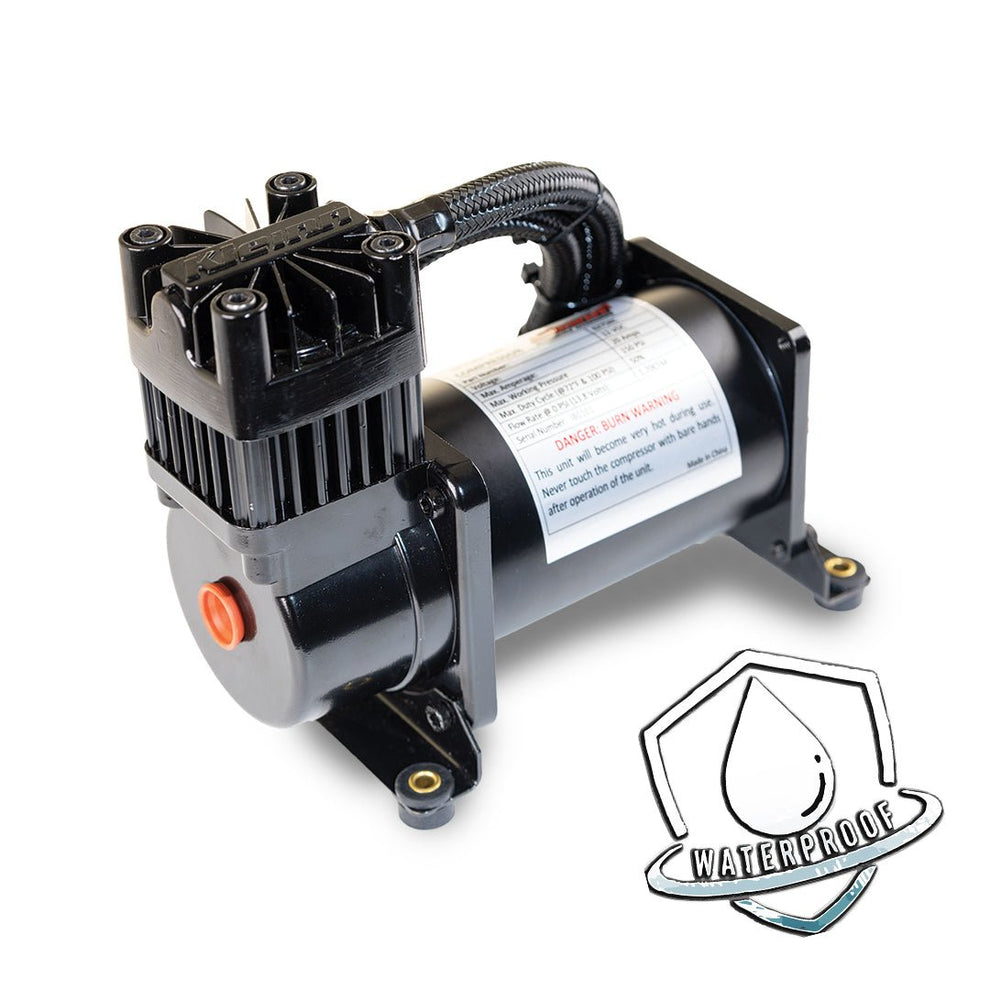 Model 6275RC: 12v Waterproof Air Compressor | 150 PSI | 50% Duty Cycle