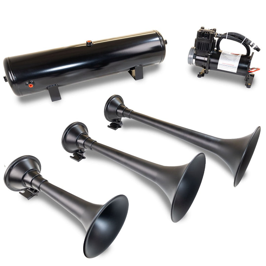 Model HK9 - Slimline Triple Train Horn Kit - Kleinn Automotive Accessories - KL HK9 - Slimline