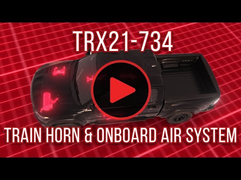DIRECT FIT TRAIN HORN AND ONBOARD AIR SYSTEMS FOR 2021-2024 RAM TRX