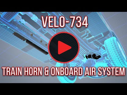 DIRECT FIT TRAIN HORN AND ONBOARD AIR SYSTEMS FOR 2009-2014 FORD F-150 & SVT RAPTOR