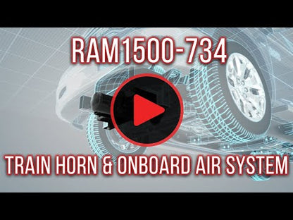DIRECT FIT TRAIN HORN AND ONBOARD AIR SYSTEMS FOR 2009-2018 RAM 1500