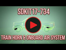 DIRECT FIT TRAIN HORN AND ONBOARD AIR SYSTEMS FOR 2017-2022 FORD F-250 / F-350 / F-450