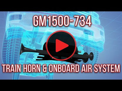 DIRECT FIT TRAIN HORN AND ONBOARD AIR SYSTEMS FOR 2007.5 - 2018 GM 1500