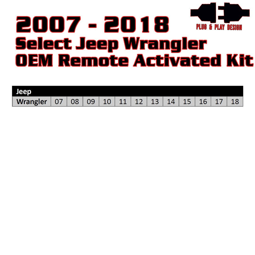 Remote Start For 2007 - 2018 Jeep Wrangler JK - Includes (2) Long Range Remote FOBS - Kleinn Automotive Accessories - KL RSJKLR1