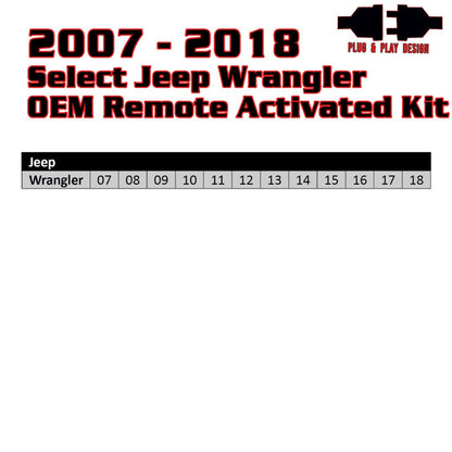 Remote Start For 2007-2018 Jeep Wrangler JK - Includes (2) Long Range Remote FOBS - Kleinn Automotive Accessories