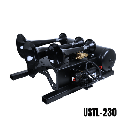 UNIVERSAL SPARE TIRE LOCATION TRAIN HORN KIT - Kleinn Automotive Accessories - KL USTL-OBA