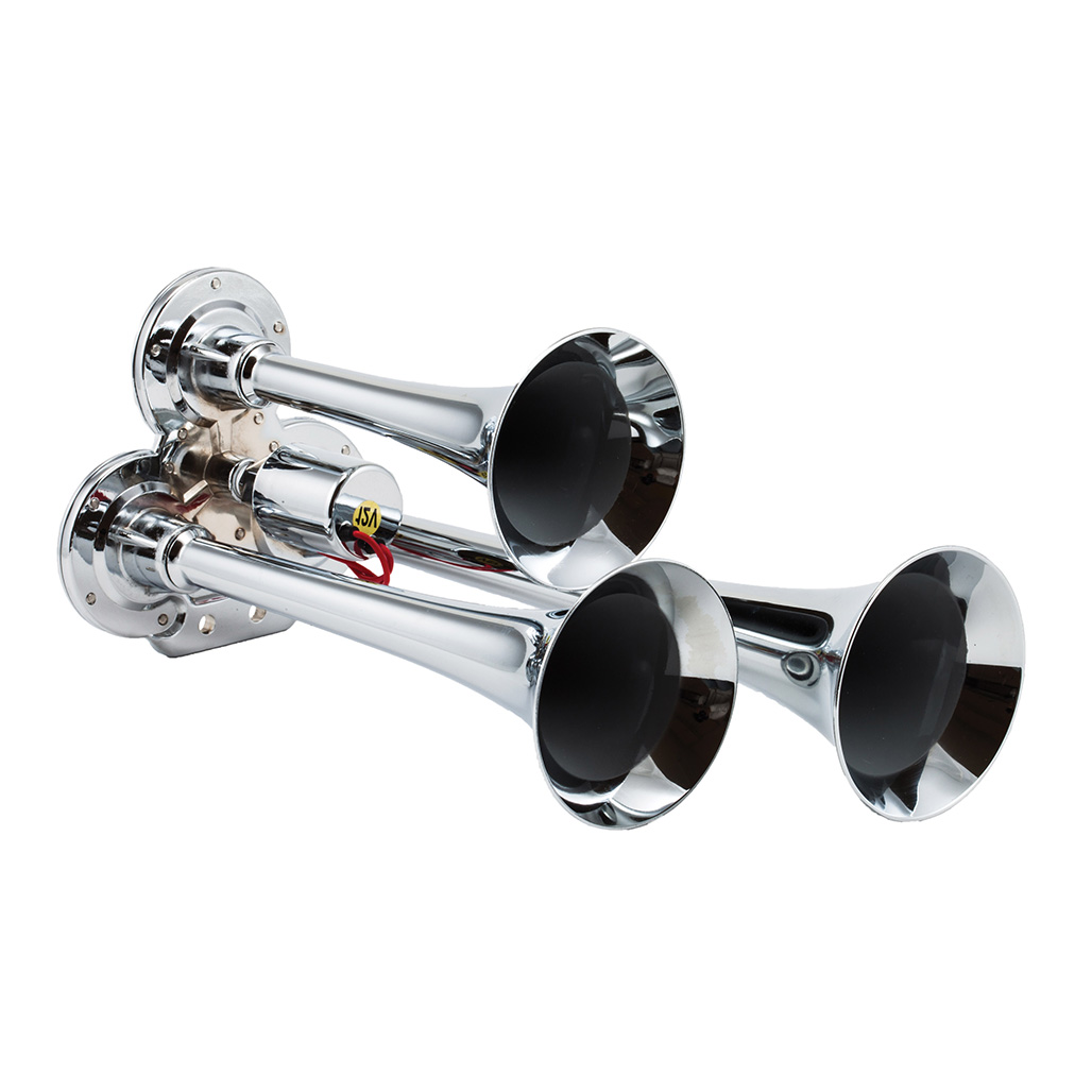 Kleinn Air Horns 99 Dual Air Horn - Chrome-Plated Zinc Alloy :  Automotive